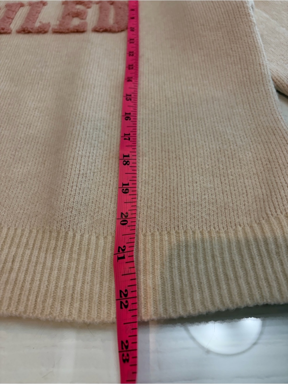 Twik Simons “Spoiled” Cream Oversized Sweater S - Picture 8 of 10